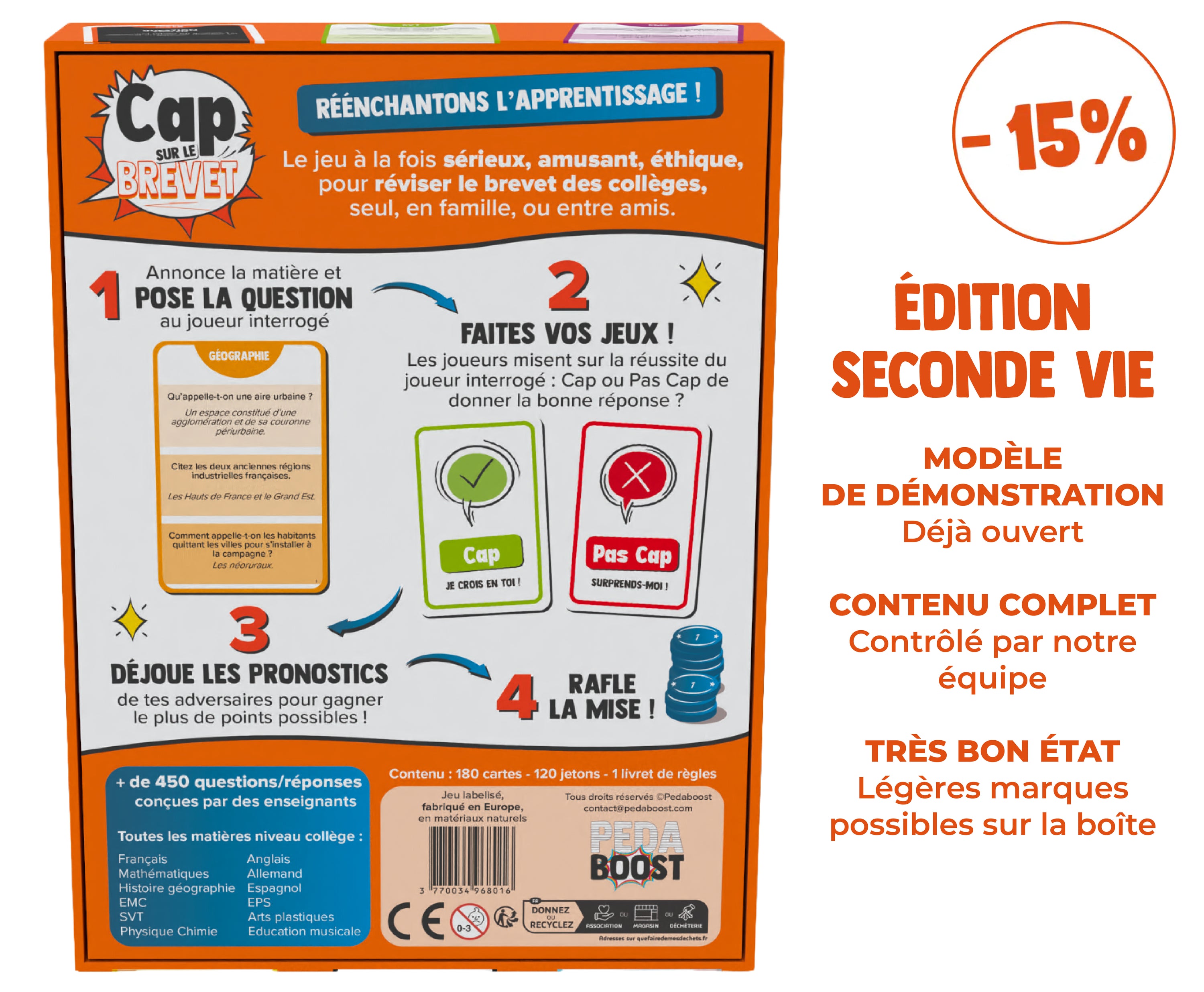 Cap sur le brevet - Edition seconde vie