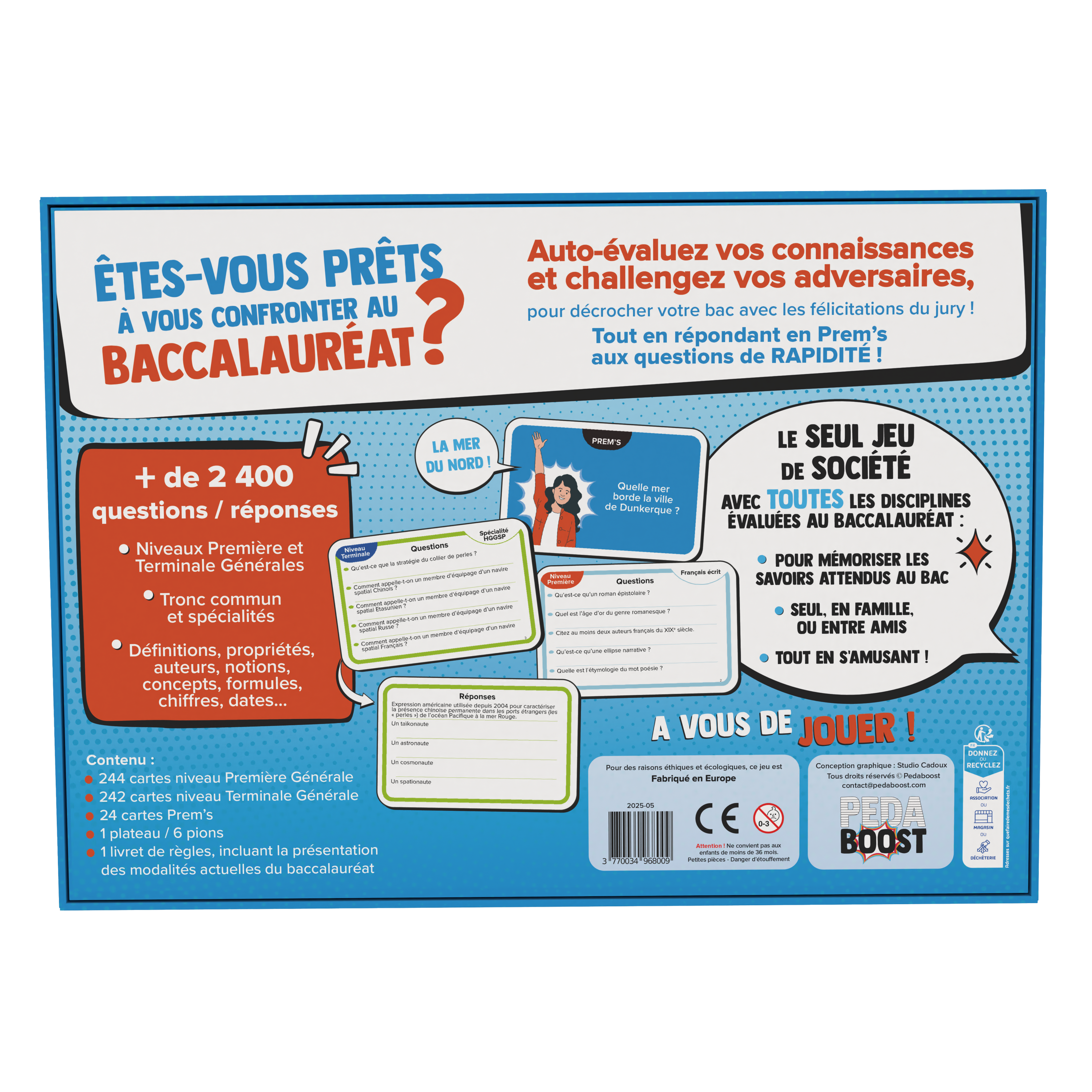 Jeu de société Passe ton Bac d'abord !